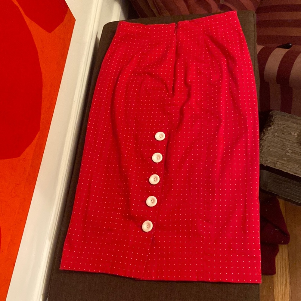 Bebe pencil stretch cotton skirt
